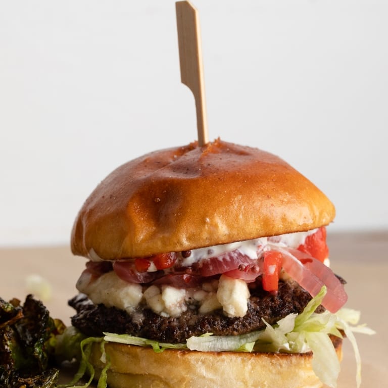 Delicious Greek Burger and More!