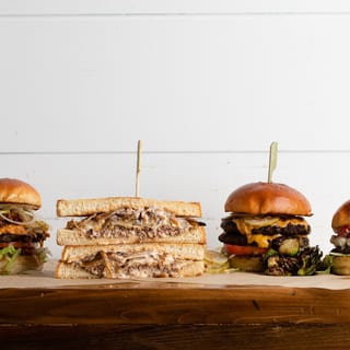 Pimento Cheese & Bacon Burger